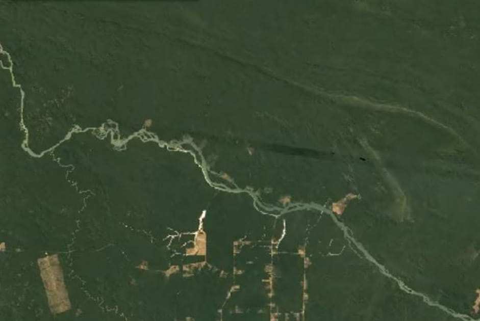 Teles Pires River (Br&eacute;sil) en 1984