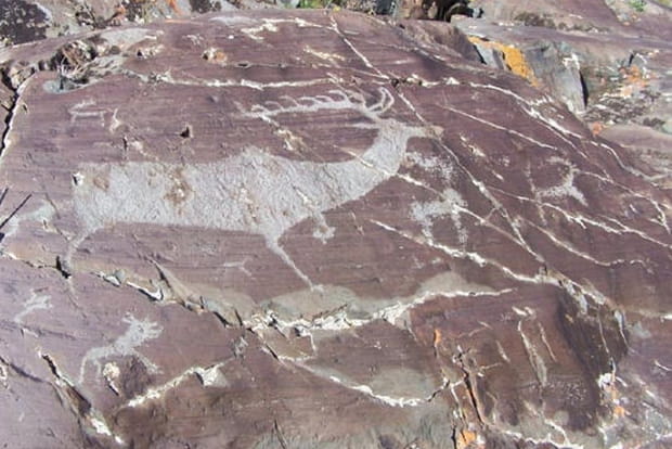 Les ensembles de Pétroglyphes de l'Altaï en Mongolie