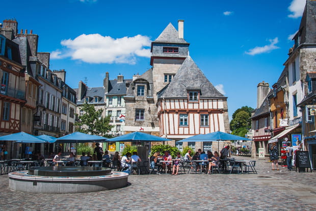 La place Terre-au-Duc de Quimper