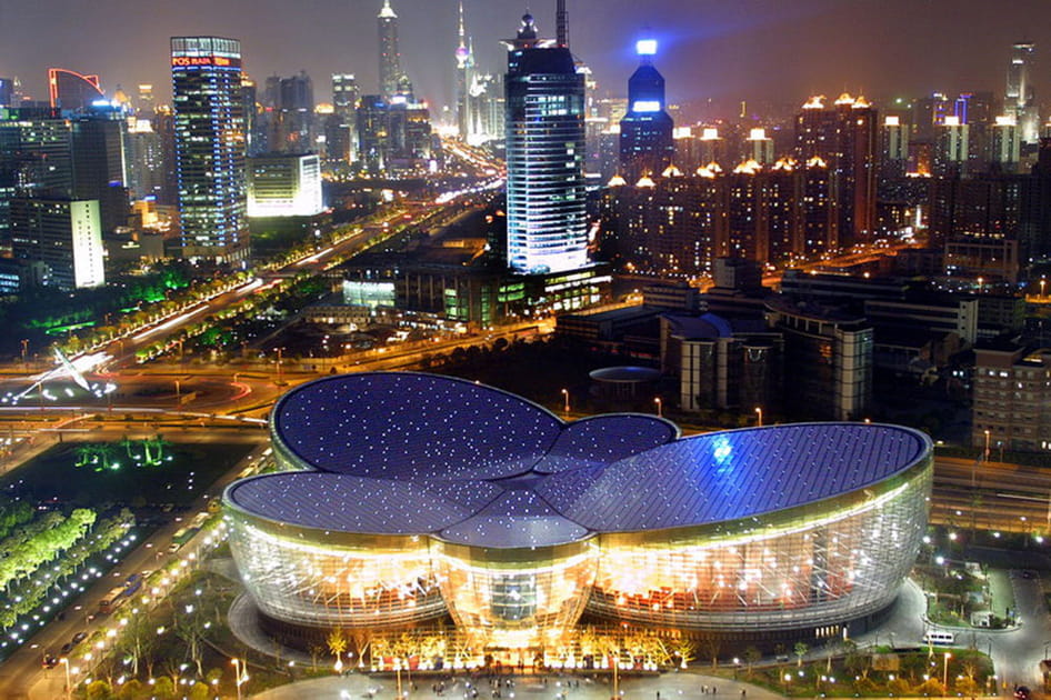 L'Oriental art center de Shanghai