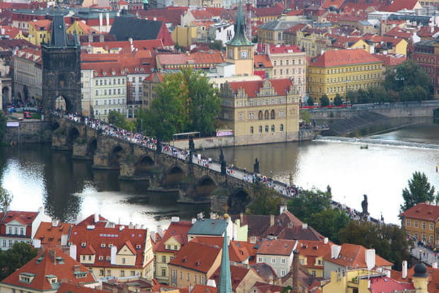 L'inévitable pont Charles à Prague