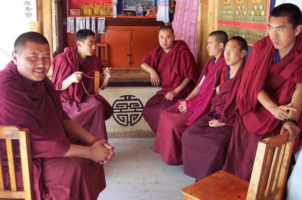 Un monastère au Tibet