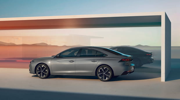 Le profil de la Peugeot 508 restylée