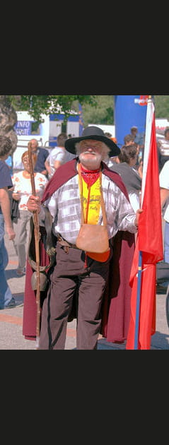 Dr&ocirc;le de tenue pour un supporter