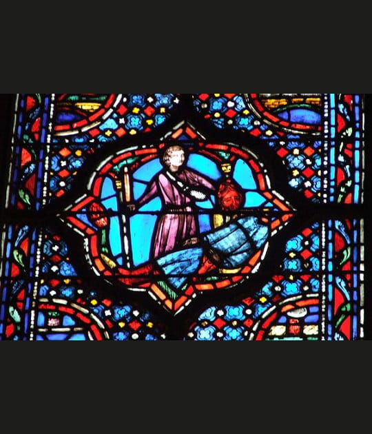 D&eacute;tail de vitrail
