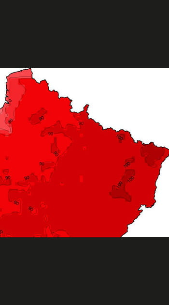 Jours chauds dans le nord-est