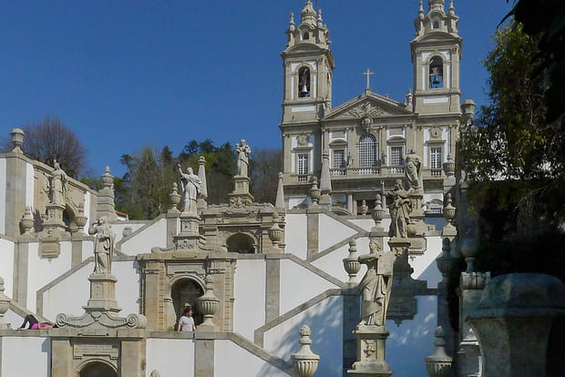 Sanctuaire du Bon Jésus du Mont à Braga au Portugal