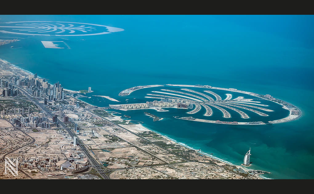 Duba&iuml;, si belle depuis le ciel