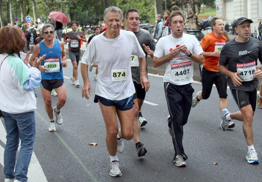 Dominique de Villepin aux 20&nbsp;km de Paris