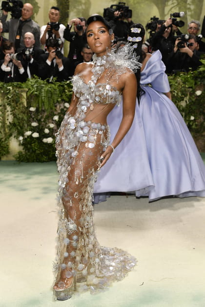 Janelle Monae &eacute;tincelle au Met Gala