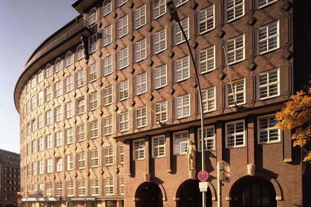 Speicherstadt et le quartier Kontorhaus avec la Chilehaus en Allemagne