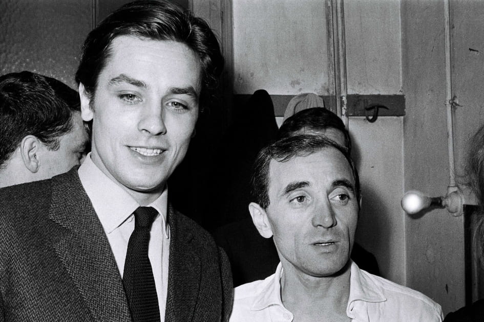Avec Alain Delon
