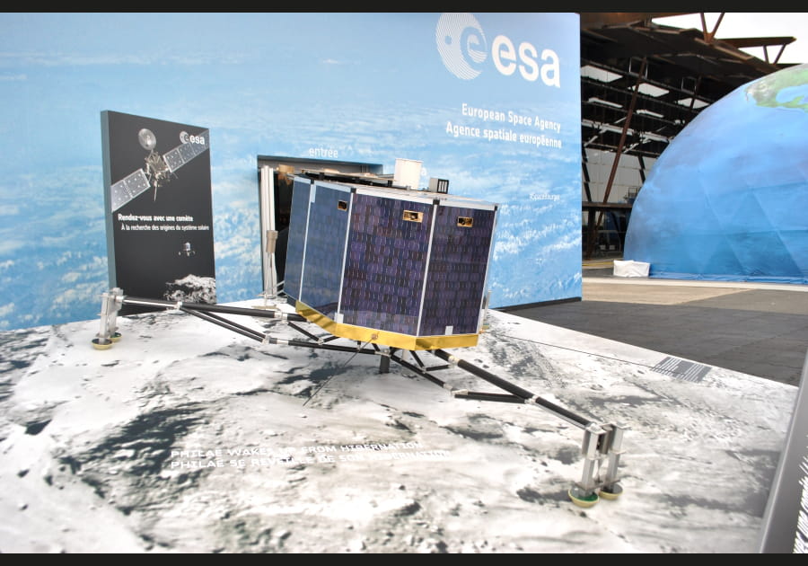 Philae s&rsquo;est r&eacute;veill&eacute; pour inaugurer le salon du&nbsp;Bourget 2015
