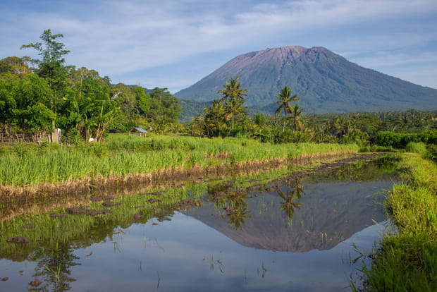 Faire l'ascension du mont Agung