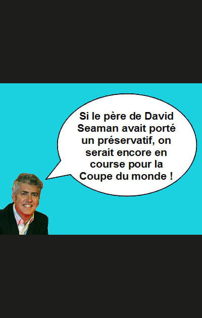 Nick Hancock sur David Seaman