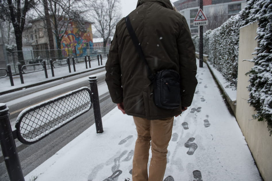 Les images de la neige &agrave; Paris et en France