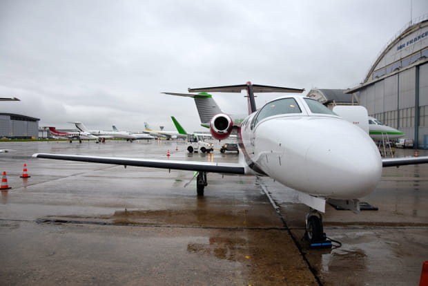 Le Cessna Citation Mustang prêt pour le départ