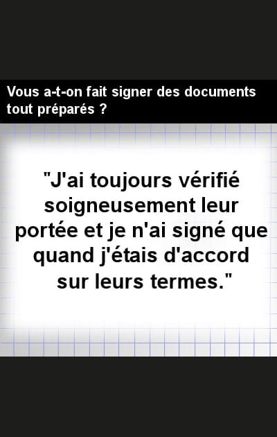 Signature de documents