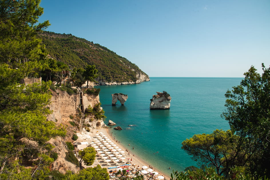 Baia delle Zagare, Pouilles, Italie