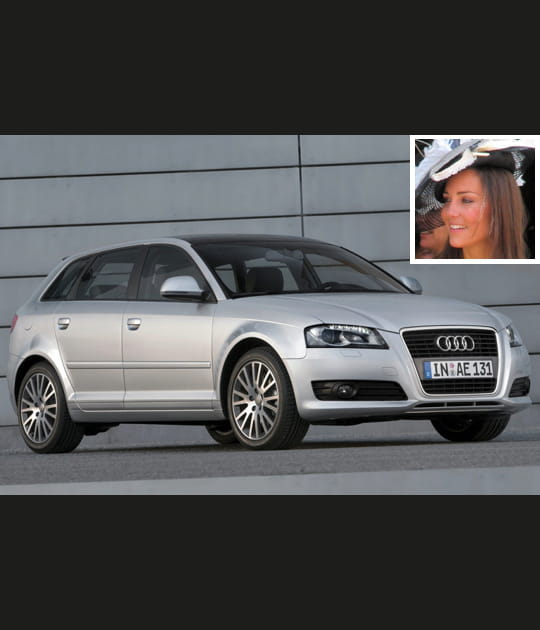 Kate Middleton en&nbsp;Audi&nbsp;A3&nbsp;Sportback