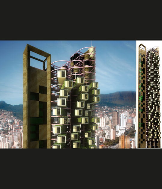 La premi&egrave;re tour d&eacute;montable