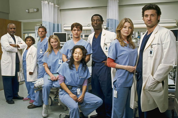 Isaiah Washington et Patrick Dempsey (Grey's Anatomy)