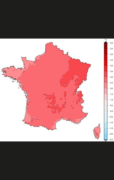 Quelles temp&eacute;ratures en 2085&nbsp;?