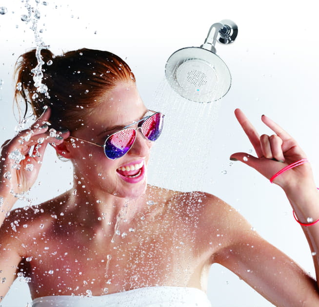 Moxie : le pommeau de douche qui chante