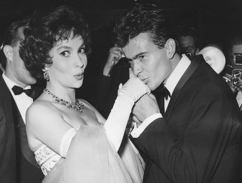 Gina Lollobrigida et Horst Buchholz &agrave; la Berlinale