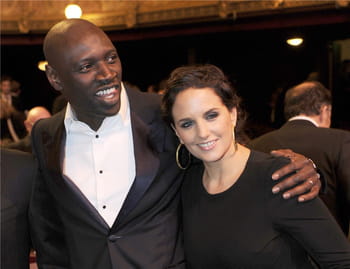 omar sy et sa femme hélène lors de la 37e cérémonie des césar
