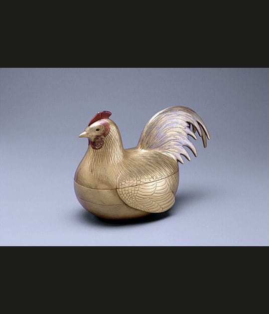 Bo&icirc;te en forme de coq