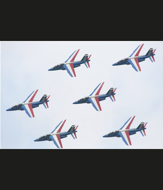 Patrouille de France en formation
