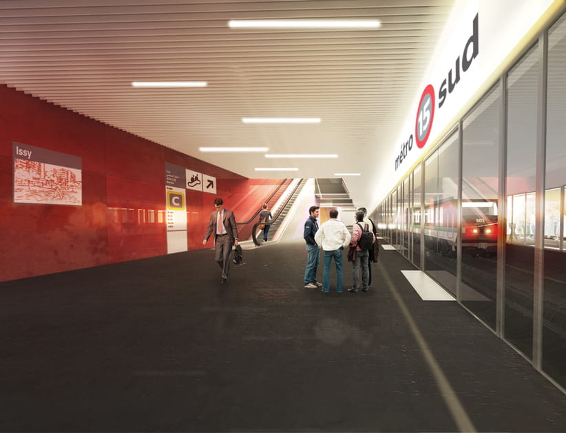 La gare d'Issy RER bis