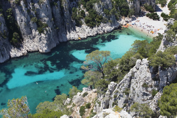 La calanque d’En Vau dans le Sud de la France