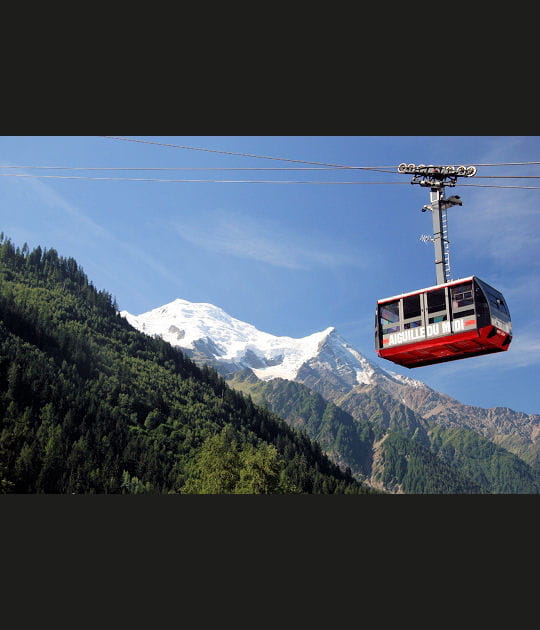 Le t&eacute;l&eacute;ph&eacute;rique de l'Aiguille du Midi