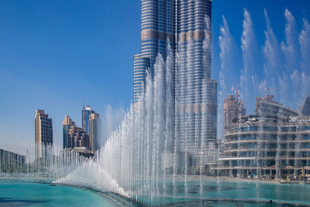La fontaine de Dubaï