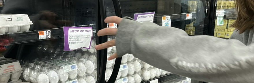 Aux Etats-Unis, les consommateurs plum&eacute;s par le prix des oeufs