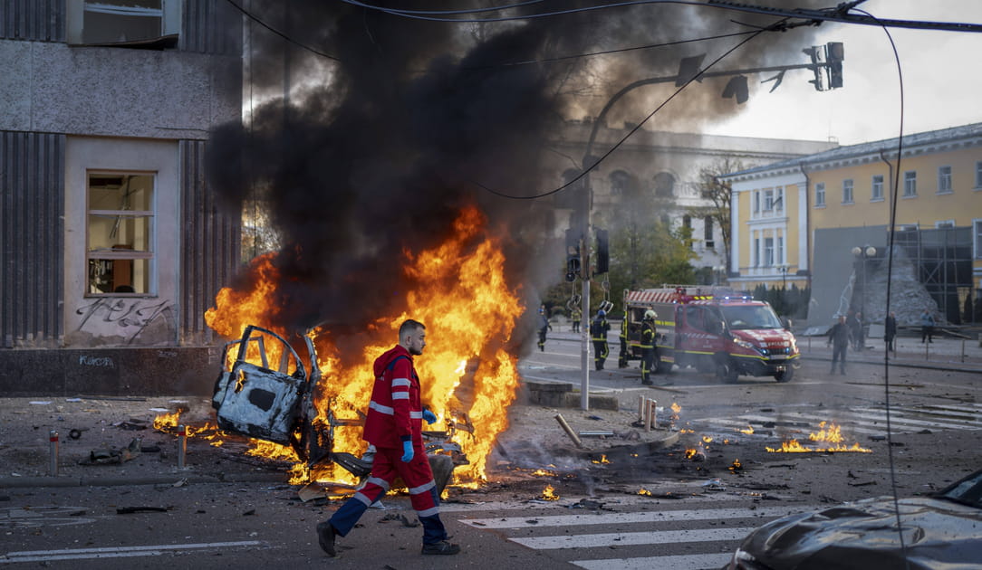 Un soignant &agrave; Kiev