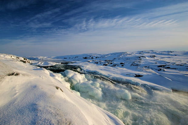 Congères et glacier