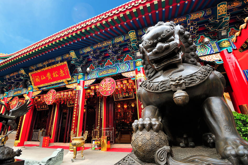Wong Tai Sin, &agrave; la d&eacute;couverte du rituel du &quot;kau cim&quot;