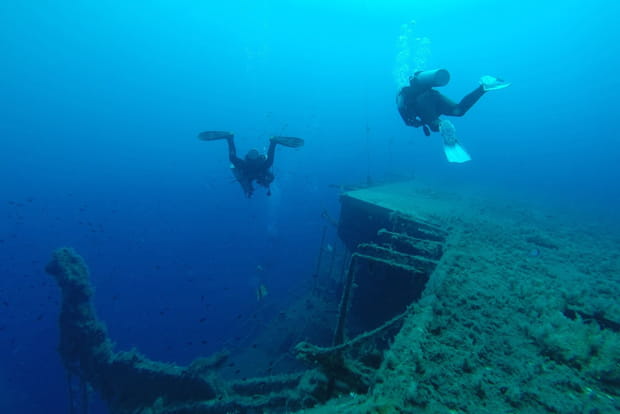 Le site de plongée Zenobia