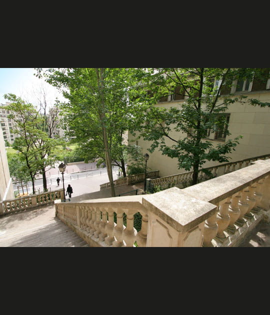 L'arriv&eacute;e par l'avenue du parc
