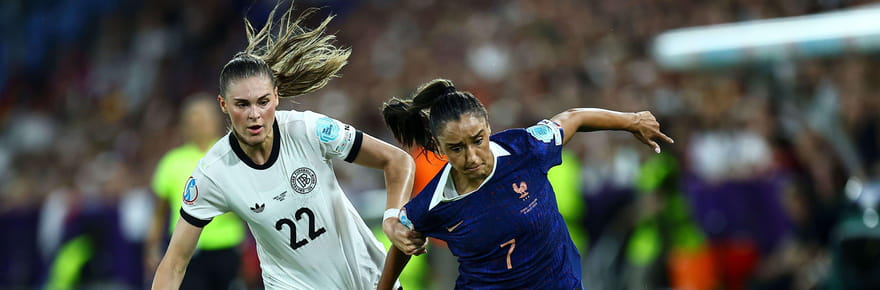 DIRECT. France - Allemagne&nbsp;: dans une rencontre folle, les Bleues pouss&eacute;es en prolongations par des Allemandes h&eacute;ro&iuml;ques, suivez le match