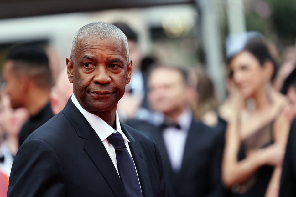 Denzel Washington impressionne lors de la mont&eacute;e des marches