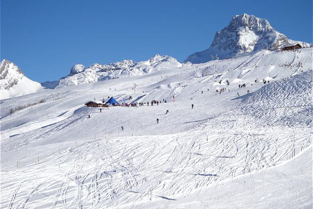 Le snowpark du domaine du Grand Bornand