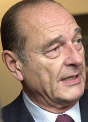 jacques chirac, cinquième président de la ve république.
