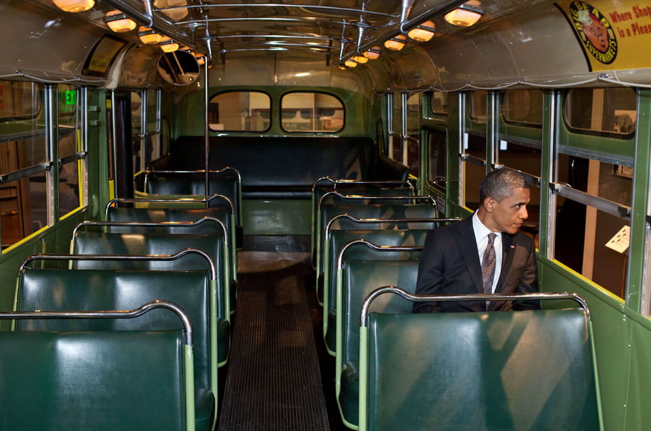 Dans le bus de Rosa Parks