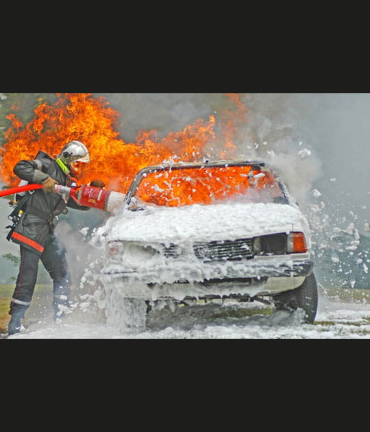 Feu de voiture