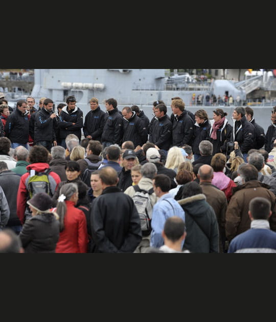 De nombreux spectateurs