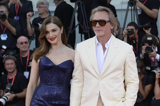 Le look étonnant de Daniel Craig au bras de Rachel Weisz à Venise